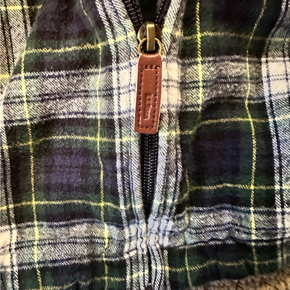 L.L. Bean Relaxed Fit Zip Up Flannel - Picture 7 of 7